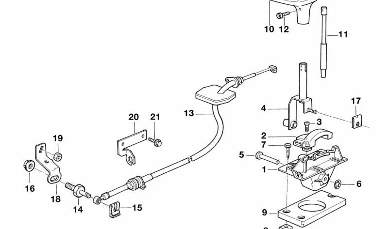 Soporte de rodamientos para BMW E36, E34, E32 (OEM 25161219179). Original BMW