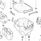 E-Box relays module and fuses OEM 12907584146 for BMW E81, E82, E87, E88, E90, E91, E92, E93, E84. Original BMW.