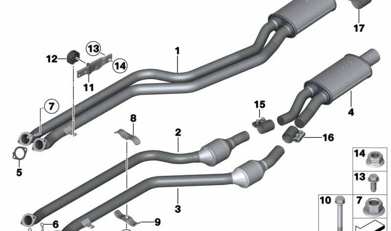 Vorderer Stoßdämpfer für BMW F25 (OEM 18307646019). Original BMW