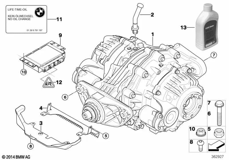 Unidad de Control para BMW E70, E71 (OEM 33607595847). Original BMW