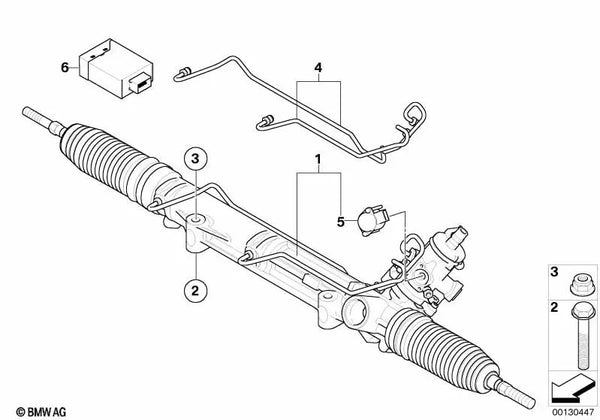 Unidad de control Servotronic para BMW E83, E83N (OEM 32433404171). Original BMW