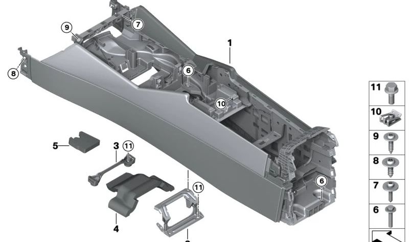 Tornillo hexagonal para BMW E81, E82, E87, E88, F90, G30, G31, G38, G60, G32, G70, I01, I20, G29 (OEM 07119905188). Original BMW