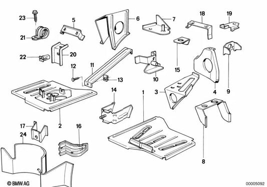 Soporte de bobina de encendido para BMW E28 (OEM 41141887372). Original BMW