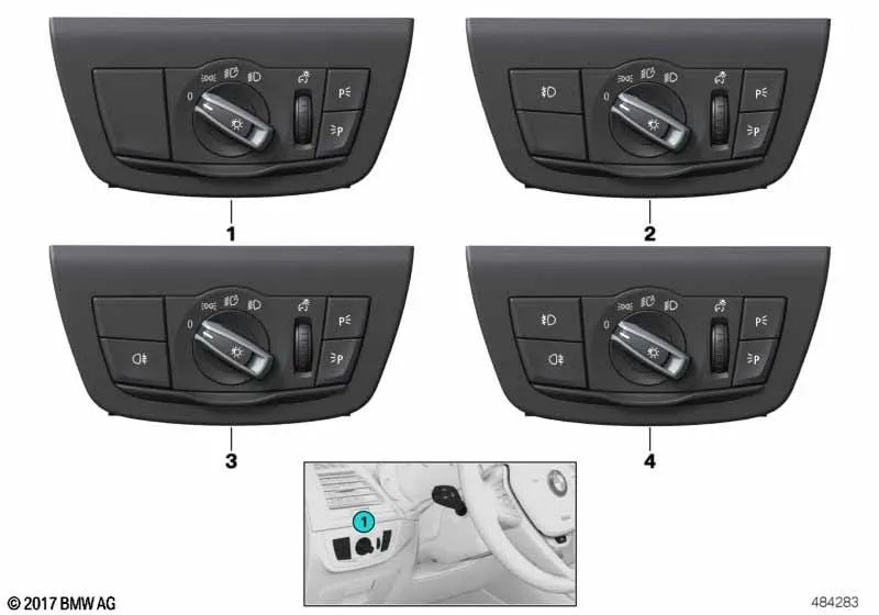 Headlight control unit for BMW X3 F97, G01, G08 X4 F98, G02 (OEM 61319472965). Original BMW