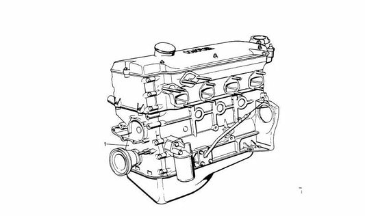 Juego de juntas de cabeza de cilindro sin amianto para BMW Serie 5 E12 (OEM 11129065718). Original BMW