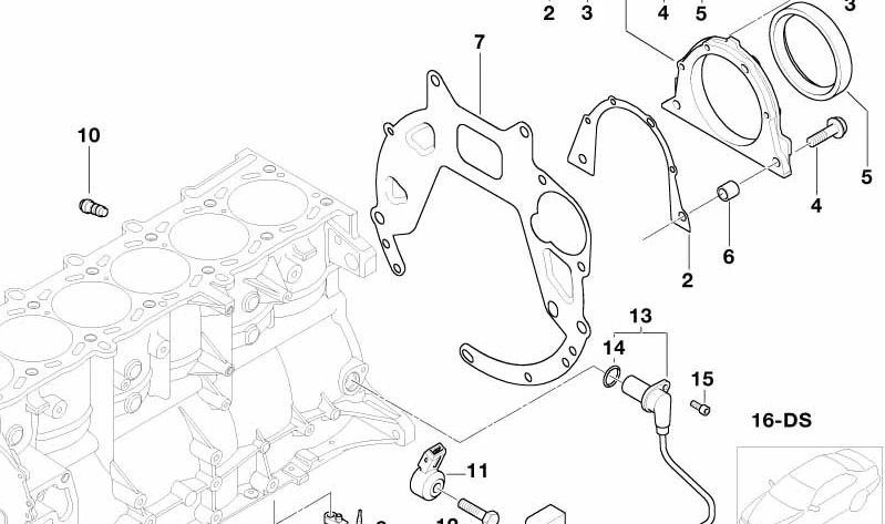 OEM Oil Spray Tobare 11427830770 für BMW E36, E46, Z3, E85, E86. Original BMW.