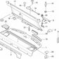 Rejilla de ventilación para compartimento de almacenamiento derecho para BMW E39 (OEM 51468204362). Original BMW