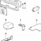 Combinación de Interruptores Elevavidrios Eléctricos para BMW E12 (OEM 61311356531). Original BMW