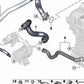 Tuyau de réfrigérant OEM 11537649394 pour BMW F15, F16. BMW d'origine.