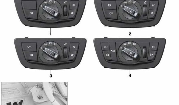 Módulo de luces OEM 61319472974 para BMW F90, G30, G31, G32. Original BMW.