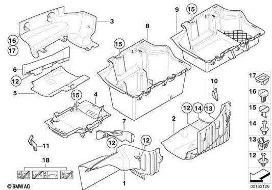 Marco para BMW E93, E93N (OEM 51476978463). Original BMW