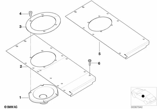 Tornillo de cilindro para BMW Serie 7 E32, E38, Z8 E52 (OEM 07119920057). Original BMW.