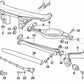 Cubierta derecha para BMW Serie 3 E36, E46, X3 E83, E83N, Z4 E85, E86, E89 (OEM 33321094470). Original BMW