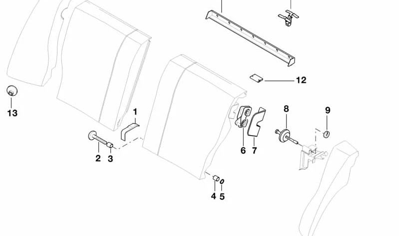 Bolzen para BMW Serie 3 E36 (OEM 52208146609). Original BMW