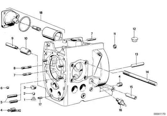 Tubo para BMW E46, E53 Serie 3 (OEM 11111250158). Original BMW.