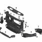 Guía de aire del freno derecho para BMW X6 F16 (OEM 51748059856). Original BMW