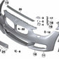 Cubierta imprimada derecha para BMW Serie 5 F07, F07N (OEM 51117248064). Original BMW