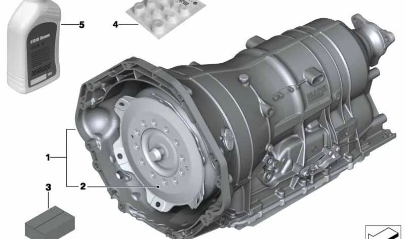 OEM 2440758755 Convertisseur de couple pour BMW F01, F02, E71. BMW d'origine.