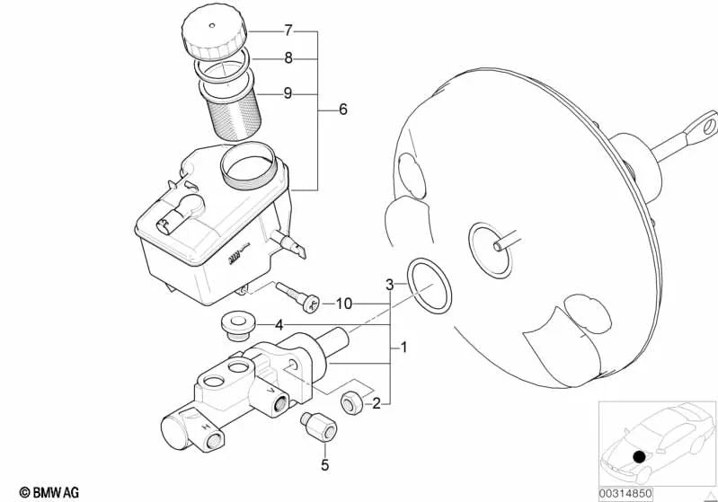 Throttle Valve for BMW E46 (OEM 34316750384). Original BMW