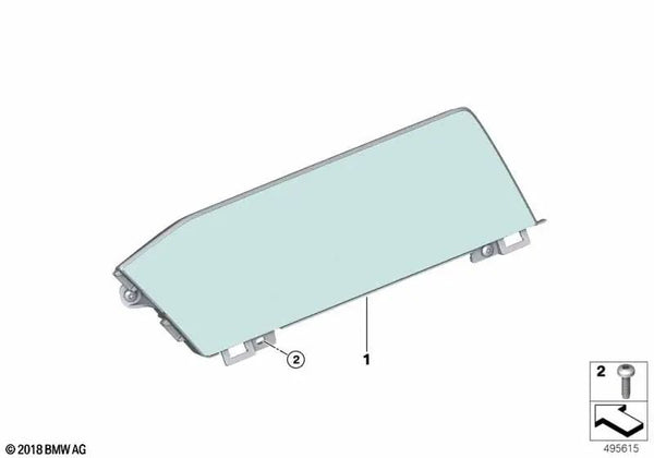 Pantalla Central de Información para BMW F95, G05, F96, G06, G07 (OEM 65505A0E6B7). Original BMW