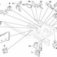 Left side panel support for BMW E90, E92, E93 (OEM 41218045823). Original BMW