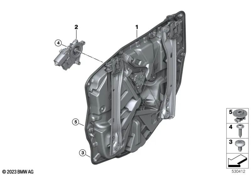 Tornillo de cabeza redonda para BMW Serie 1 F40, Serie 2 F44, U06, Serie 5 G30N, G31N, G38N, Serie 7 G11N, G12N, Serie 8 F91, F92, G14, G15, X3 F97, G01, G08, X4 F98, G02, X5 F95, G05, G18, X6 F96, G06, X7 G07, XM G09, Z4 G29 (OEM 07147465017). Original B