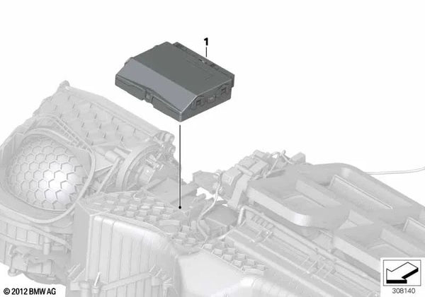 Unidad de Control del Aire Acondicionado para BMW F20, F21, F22, F30, F31, F34, F35, F32 (OEM 64119311849). Original BMW.