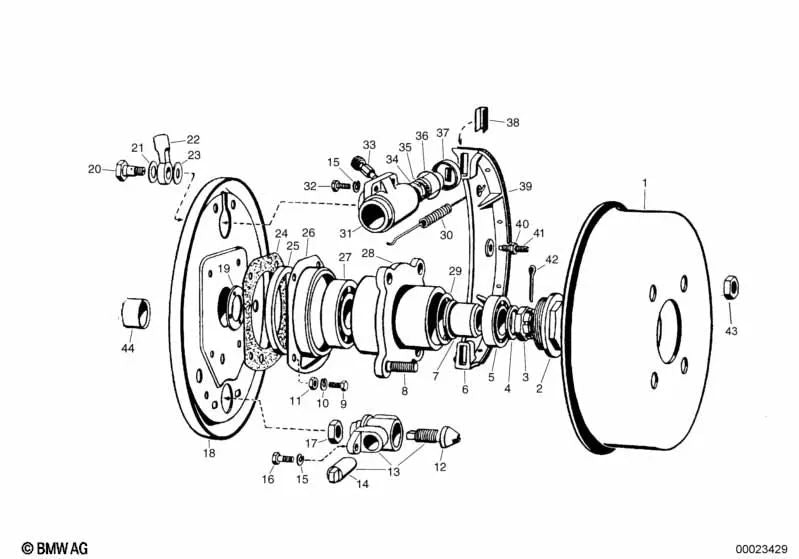 Hohlschraube für BMW F10, F11, F30 (OEM 71609023164). Original BMW.