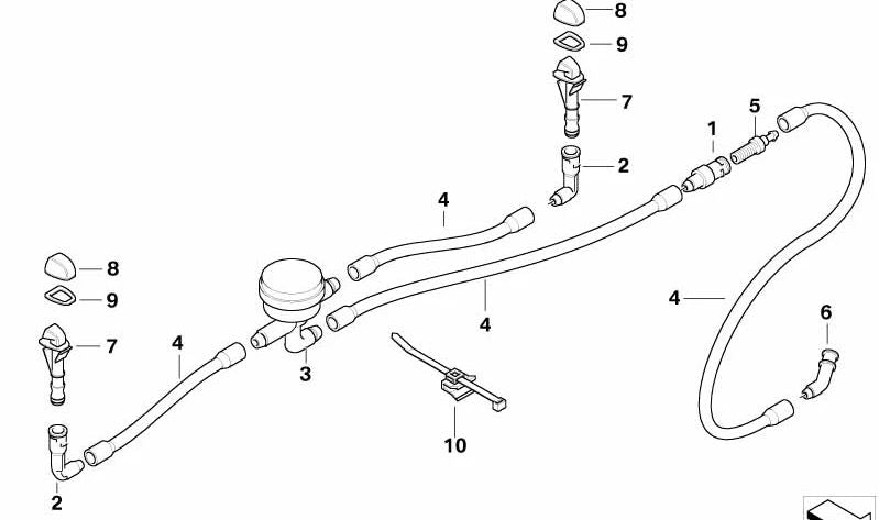 Cojín derecho para BMW E87 (OEM 61677146038). Original BMW