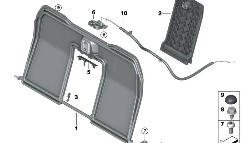 Unidad de desbloqueo para BMW G23, G83 (OEM 52209870872). Original BMW