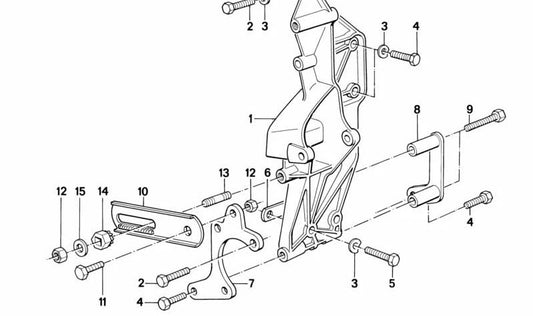 Espaciador OEM 12311278162 para BMW E28, E24, E23. Original BMW.