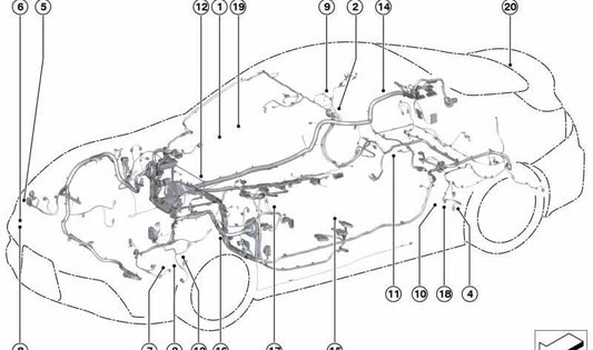 Kit de reparo de carcaça de soquete para BMW E81 E82 E87 F20 F21 F40 Série 1 Série 2 Série 3 E36 E46 E90 F30 F80 Série 4 Série 5 E34 E39 E60 Série 6 E63 E63N Série 7 E38 E65 E66 Série 8 X1 X2 X3 X5 X6 Z4 Z8 MINI R50