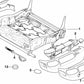 Cubierta derecha para BMW E39, E38 (OEM 52108238488). Original BMW