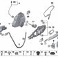 Bowdenzug für das vordere Türschloss für BMW 1er E81, E82, E87, E87N, E88 (OEM 51217059677). Original BMW.