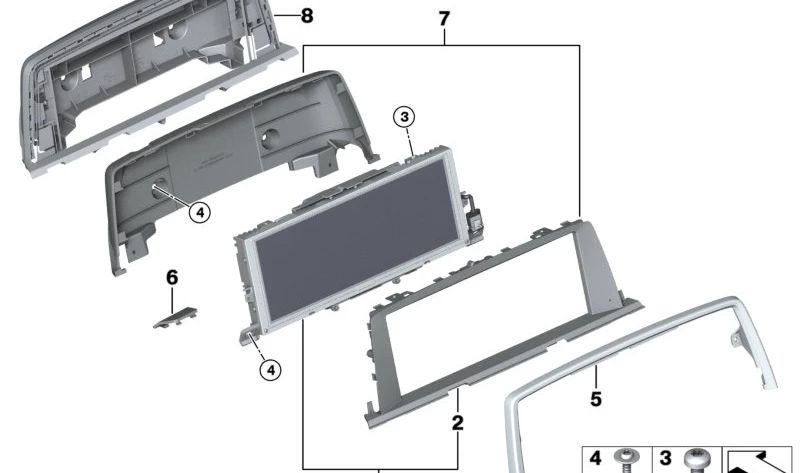 Screw Cover for BMW 6 Series F06, F12, F13 (OEM 65509216359). Original BMW