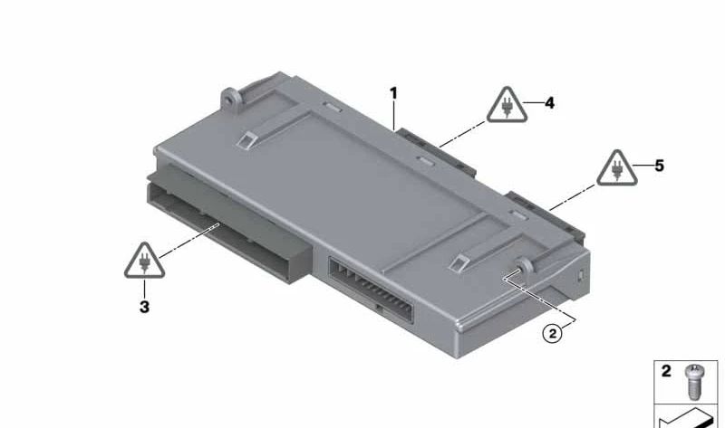 Connection Box Electronics for BMW X5 E70, E70N, X6 E71, E72 (OEM 61359292707). Original BMW