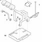 Electric connection base OEM 61217895238 for BMW E85, E86. Original BMW.