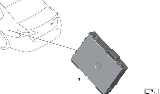 Interruptor Ethernet OEM 61355A56FB5 para BMW G70. Original BMW.