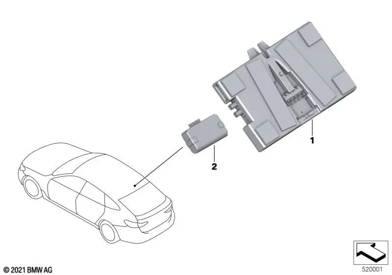 Batería para BMW F40, F44, G42, G20, G21, G28, G80, G22, G23, G26, G82, G83, F90, G30, G31, G38, G32, G11N, G12N, F91, F92, G14, G15, G16, G08, F95, G05, G06, G07, G29 (OEM 84106833994). Original BMW