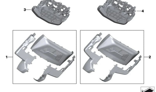 Embellista OEM 51165A30A85 per BMW IX (I20). BMW originale.