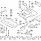 Protección inferior del coche para BMW Serie 5 E39 (OEM 51718158270). Original BMW