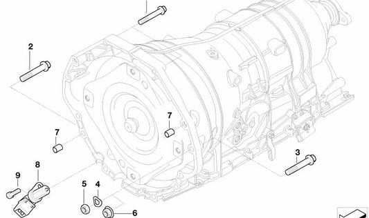 Sensor de Revoluciones del Cigüeñal para BMW E65 (OEM 12142296182). Original BMW