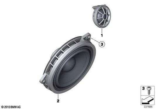 Sistema de Altavoces de Agudos HiFi para BMW F06, F12, F13 (OEM 65139248716). Original BMW