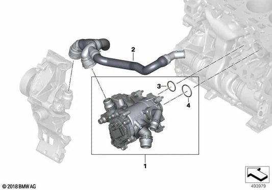 Anel de vedação para BMW F40, F52, F44, F45N, F46, F46N, U06, F48, F48N, F49N, U11, U12, F39, Mini F54, F54N, F55, F55N, F56, F56N, F57, F57N, F60, F60N (OEM 11539430899). BMW original