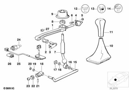 Emblema pegado para BMW E30, E28, E34, E24, E32 (OEM 25111221612). Original BMW