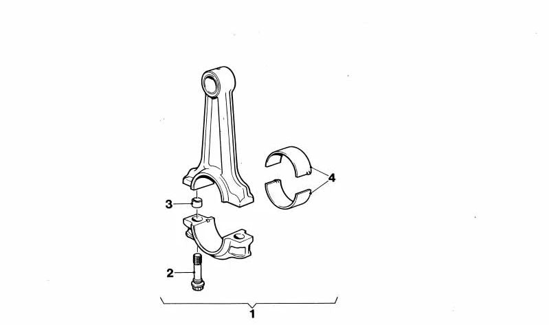 Biela Screw OEM 11241307140 para BMW E30, E28, E34, E24. BMW original.