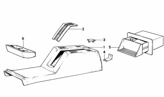 Tapón ciego (Blindverschluss) OEM 51161902003 para BMW E28, E24. Original BMW.