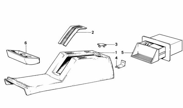 Tapón ciego (Blindverschluss) OEM 51161902003 para BMW E28, E24. Original BMW.