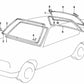 Moldura superior para BMW Serie 5 E28 (OEM 51311959969). Original BMW