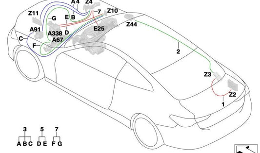 Módulo de reparación EPS OEM 61115A12458 para BMW (G22, G23, G26). Original BMW.